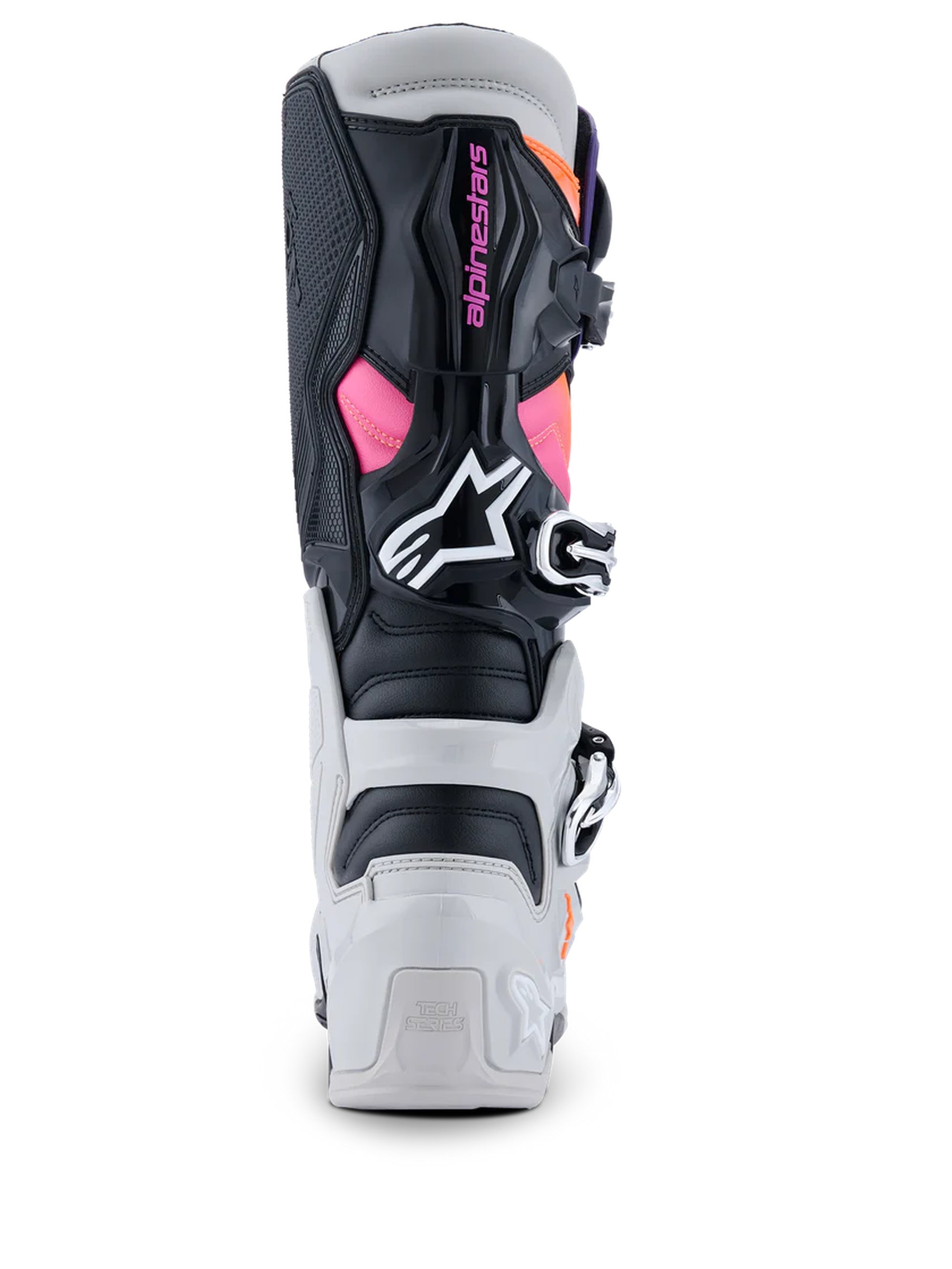 Alpinestars Stövel Tech 7 Svart/Orange/Fluo Magenta