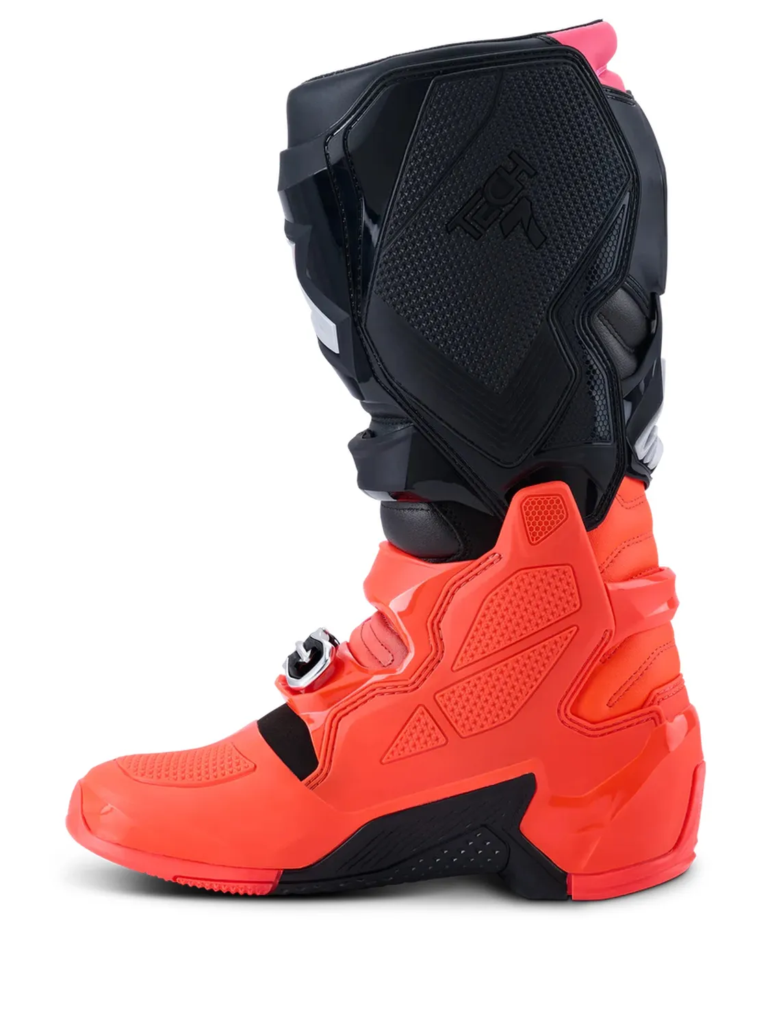 Alpinestars Stövel Tech 7 Svart/Röd Fluo/Rosa Fluo