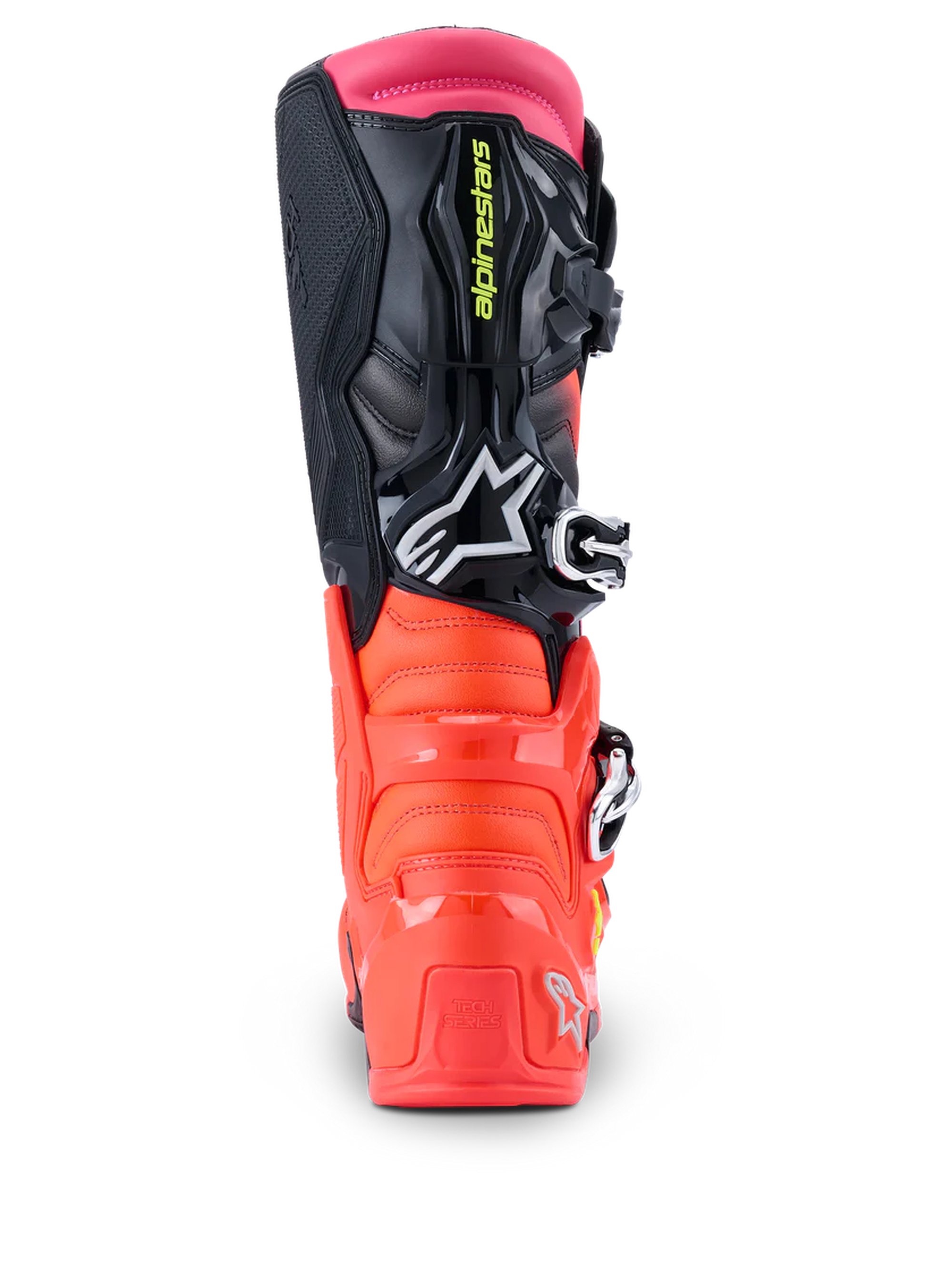 Alpinestars Stövel Tech 7 Svart/Röd Fluo/Rosa Fluo