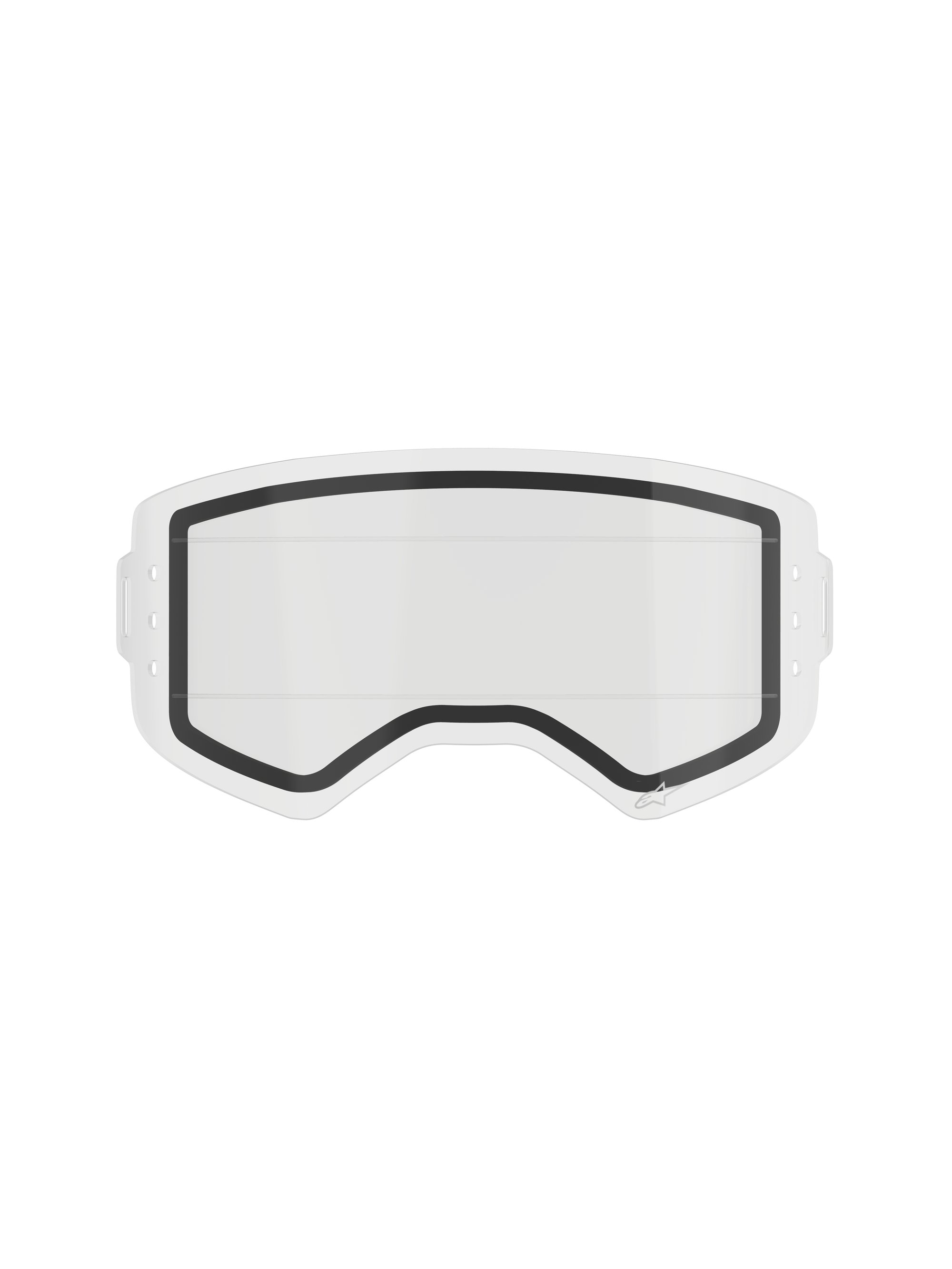 Alpinestars Supertech DOUBLE PANE ROLL OFF Klart
