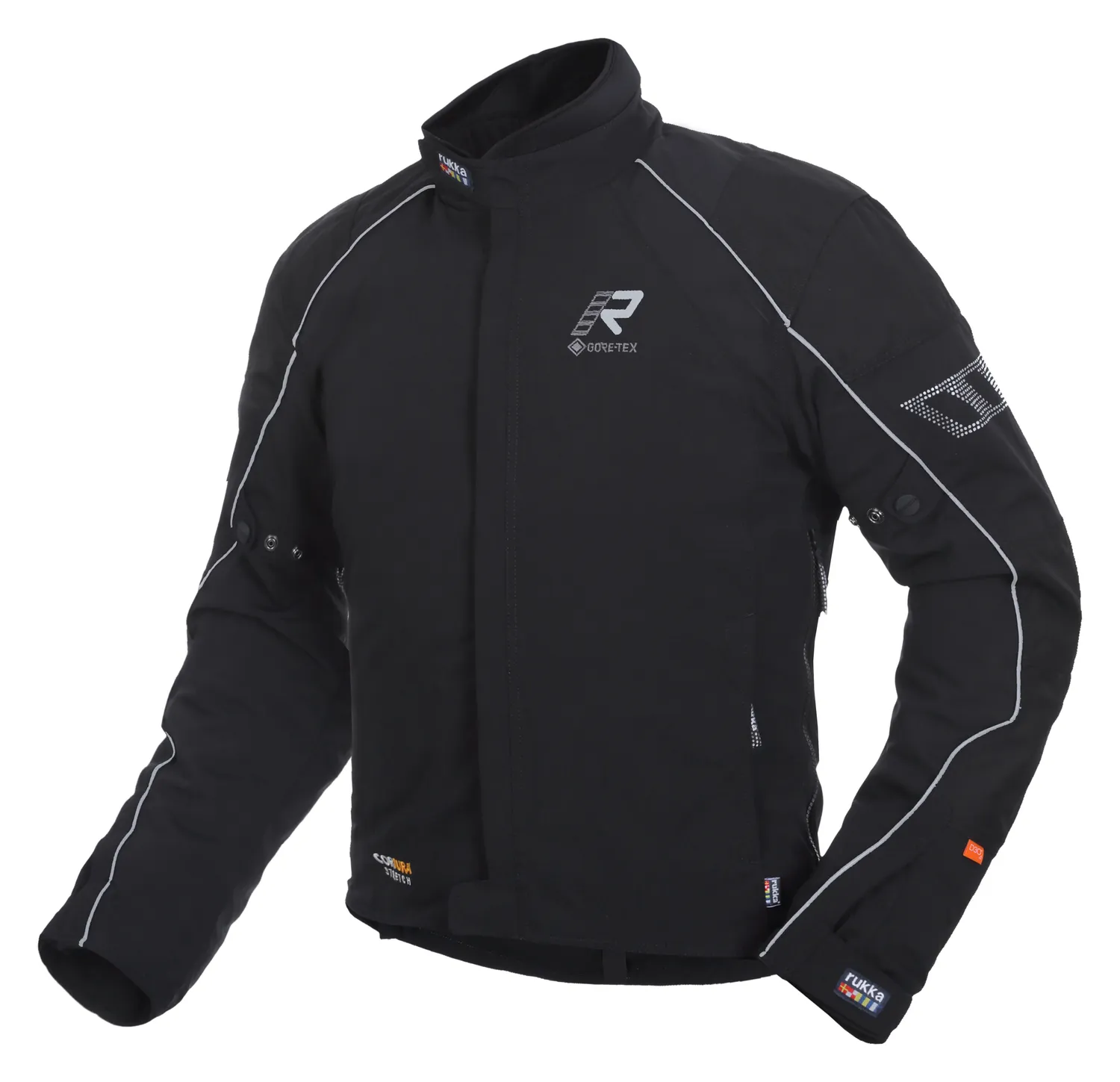 RUKKA COMFO-R Jacka Svart/Silver