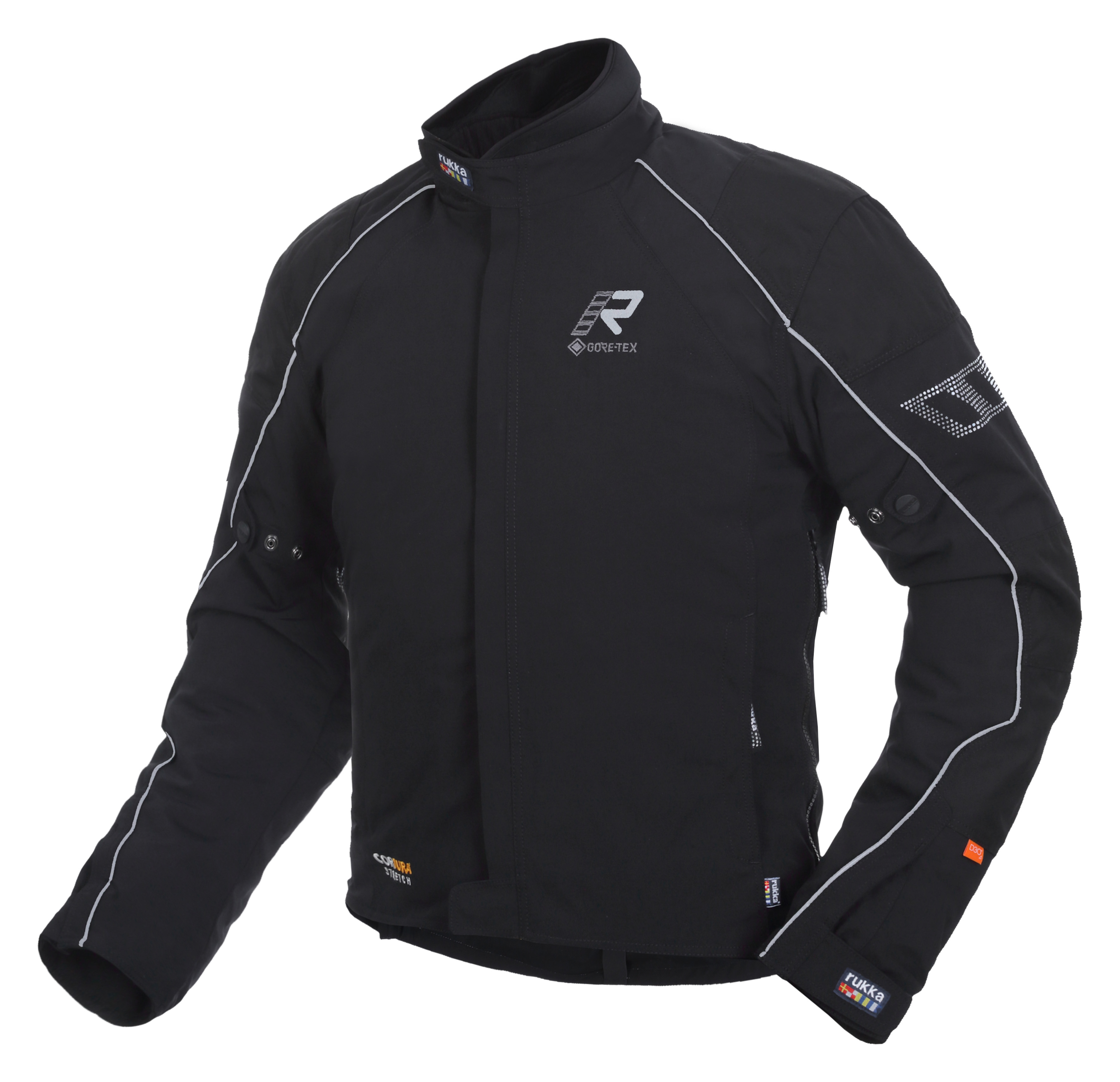 RUKKA COMFO-R Jacka Svart/Silver