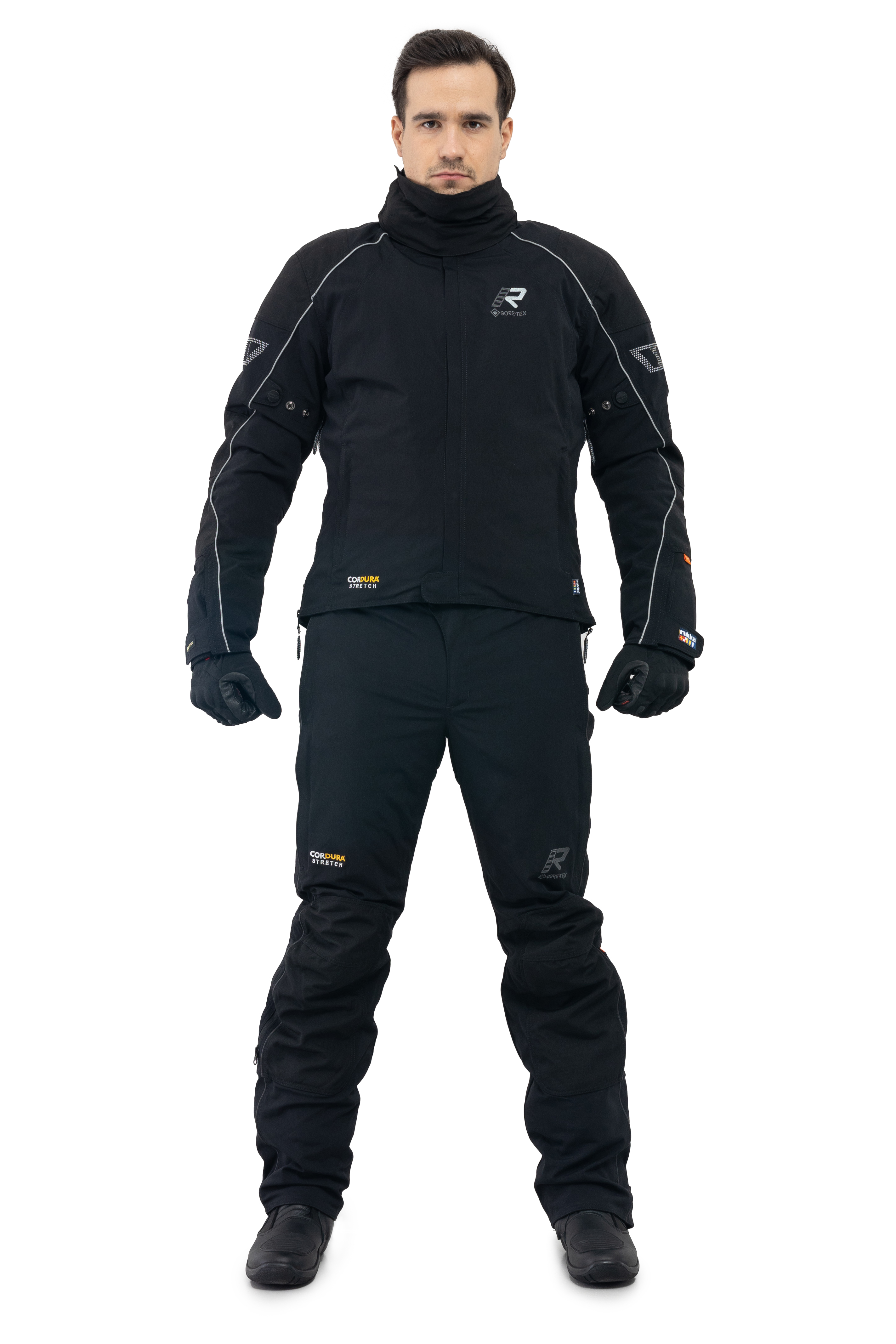 RUKKA COMFO-R Jacka Svart/Silver