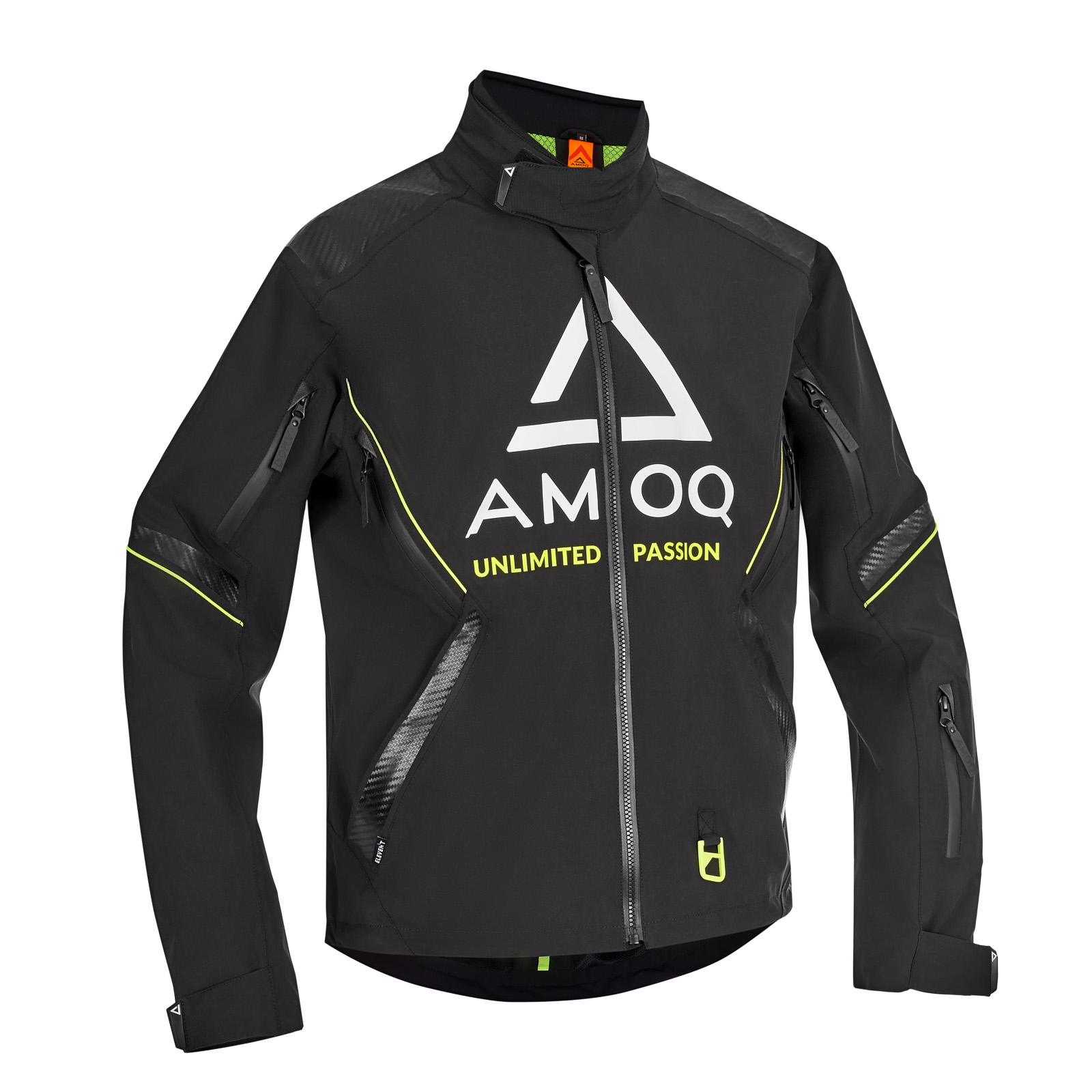 AMOQ Caliber V2 Jacka Svart/Hivis Gul