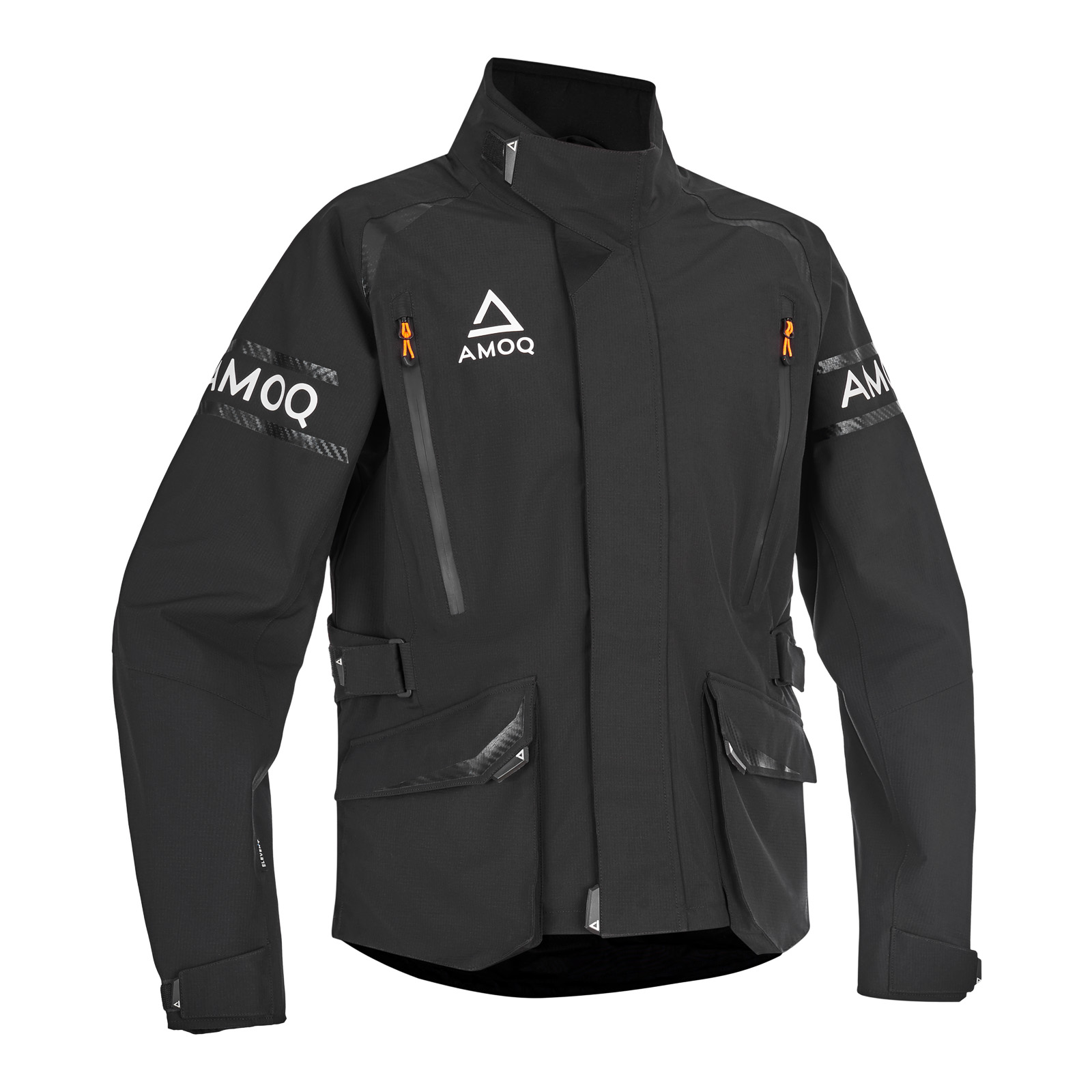 AMOQ Trophy V2 Enduro Jacka Svart/Orange