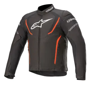 Alpinestars Jacka T-Jaws v3 Vattentät Svart/Röd Fluo