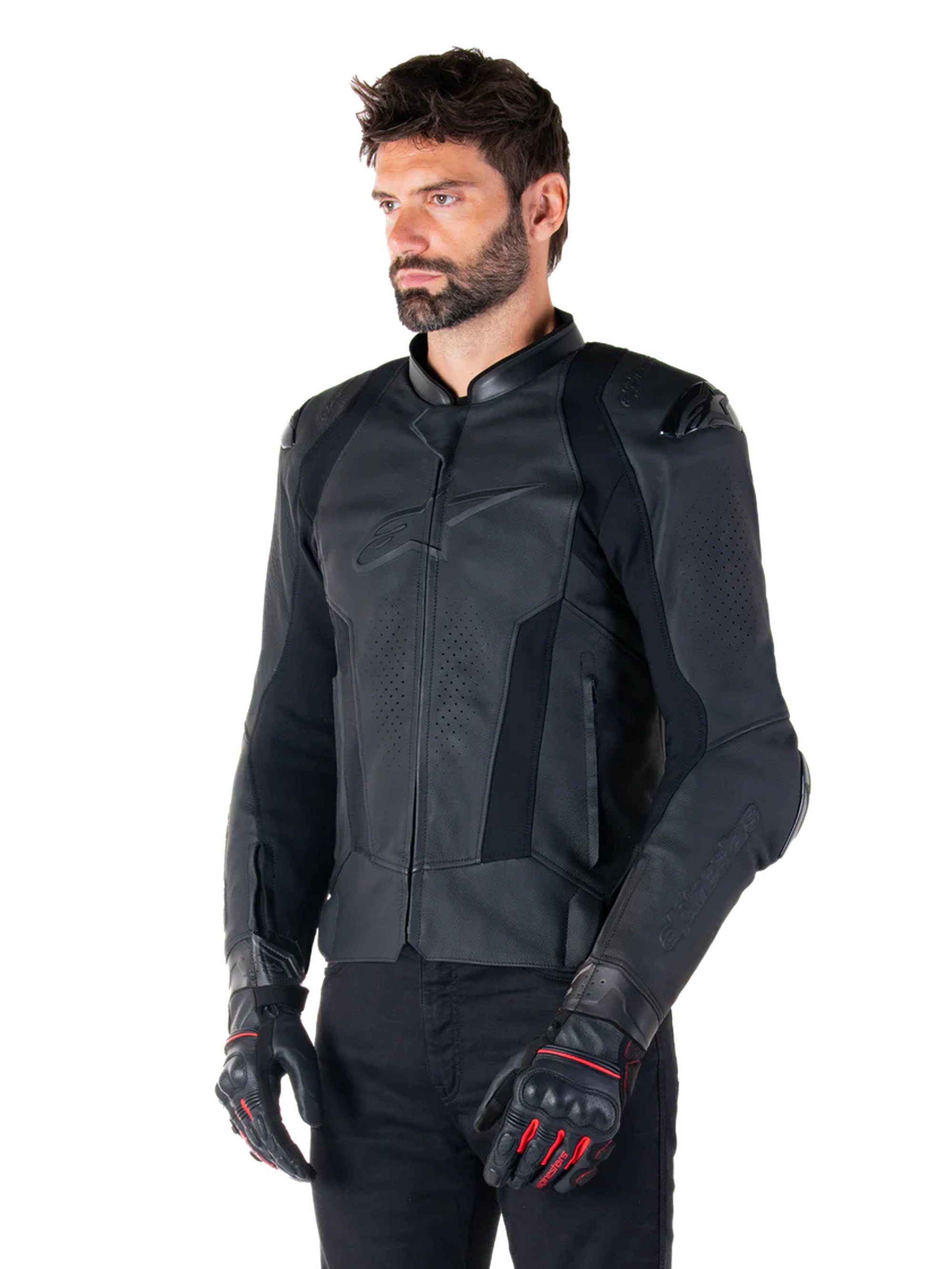 Alpinestars Skinnjacka Missile v3 Svart/Svart