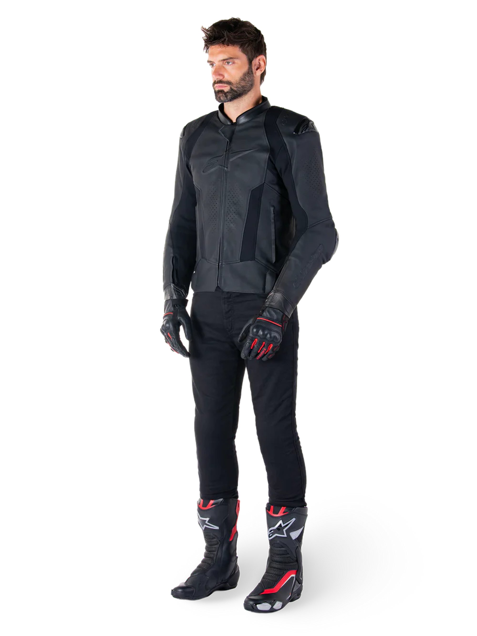 Alpinestars Skinnjacka Missile v3 Svart/Svart