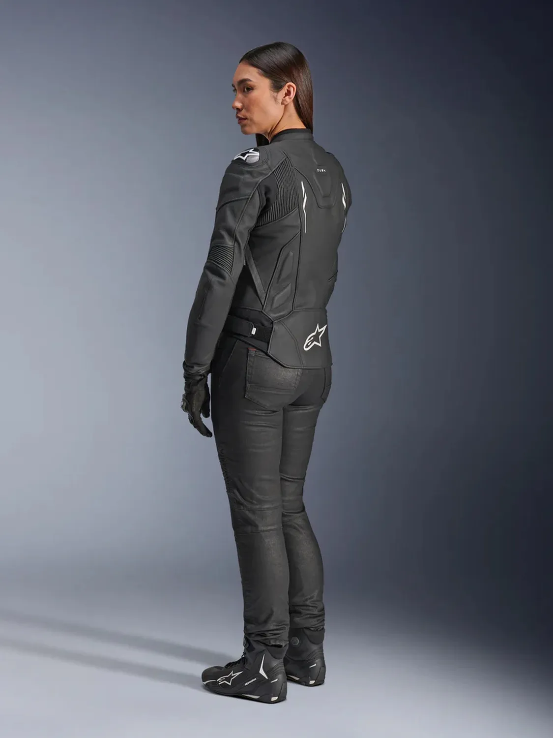 Alpinestars Skinnjacka Dam Dusk Svart/Vit