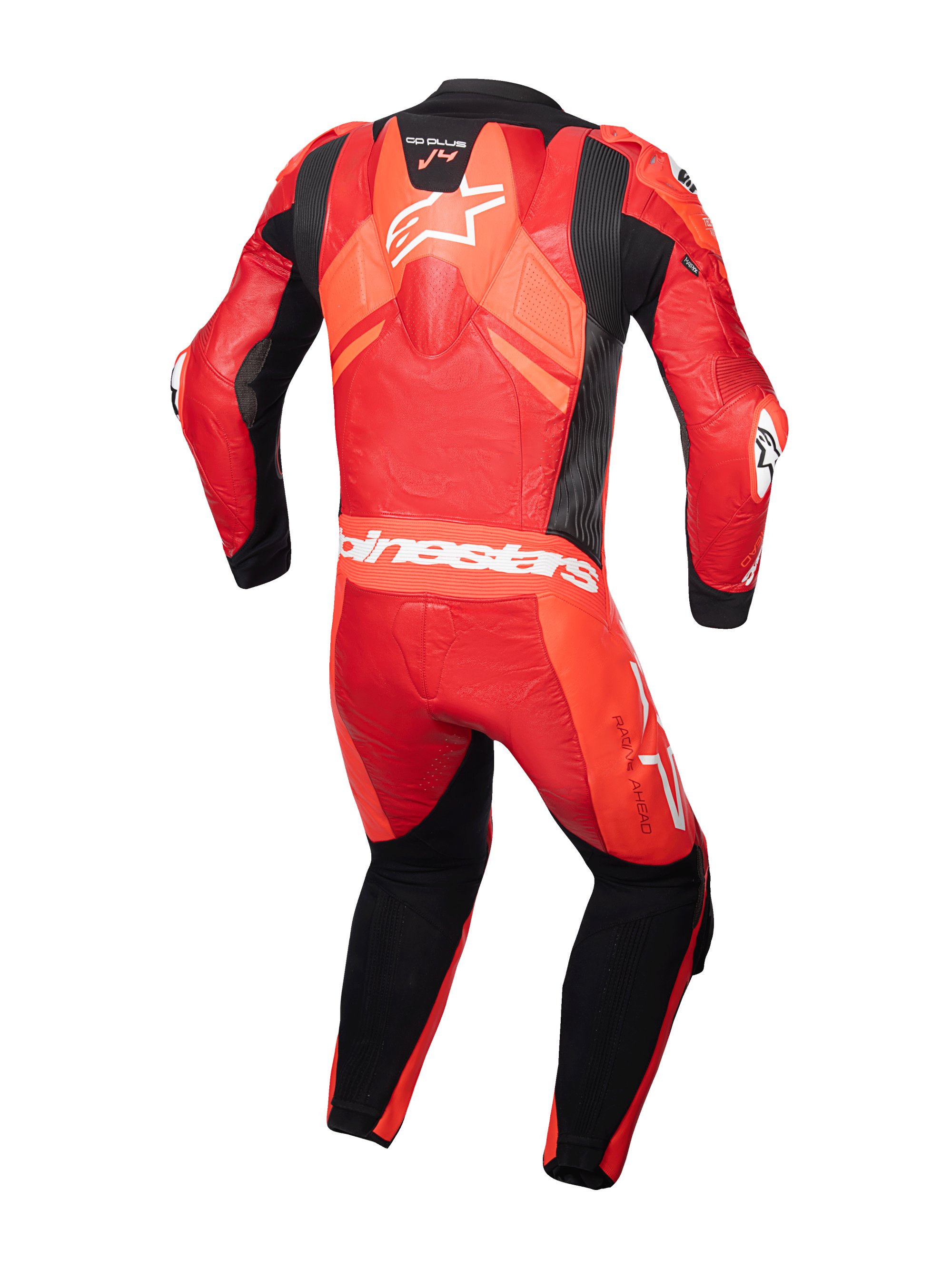 Alpinestars Skinnställ 1-pcs GP Plus v4 Sprint Röd Fluo