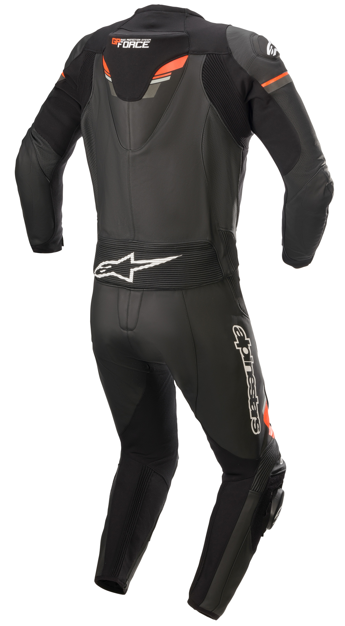 Alpinestars Skinnställ GP Force Chaser V2 2 PCS Svart/Fluo Röd