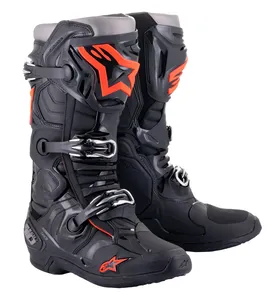 Alpinestars Stövel Tech 10 Svart/Röd Fluo