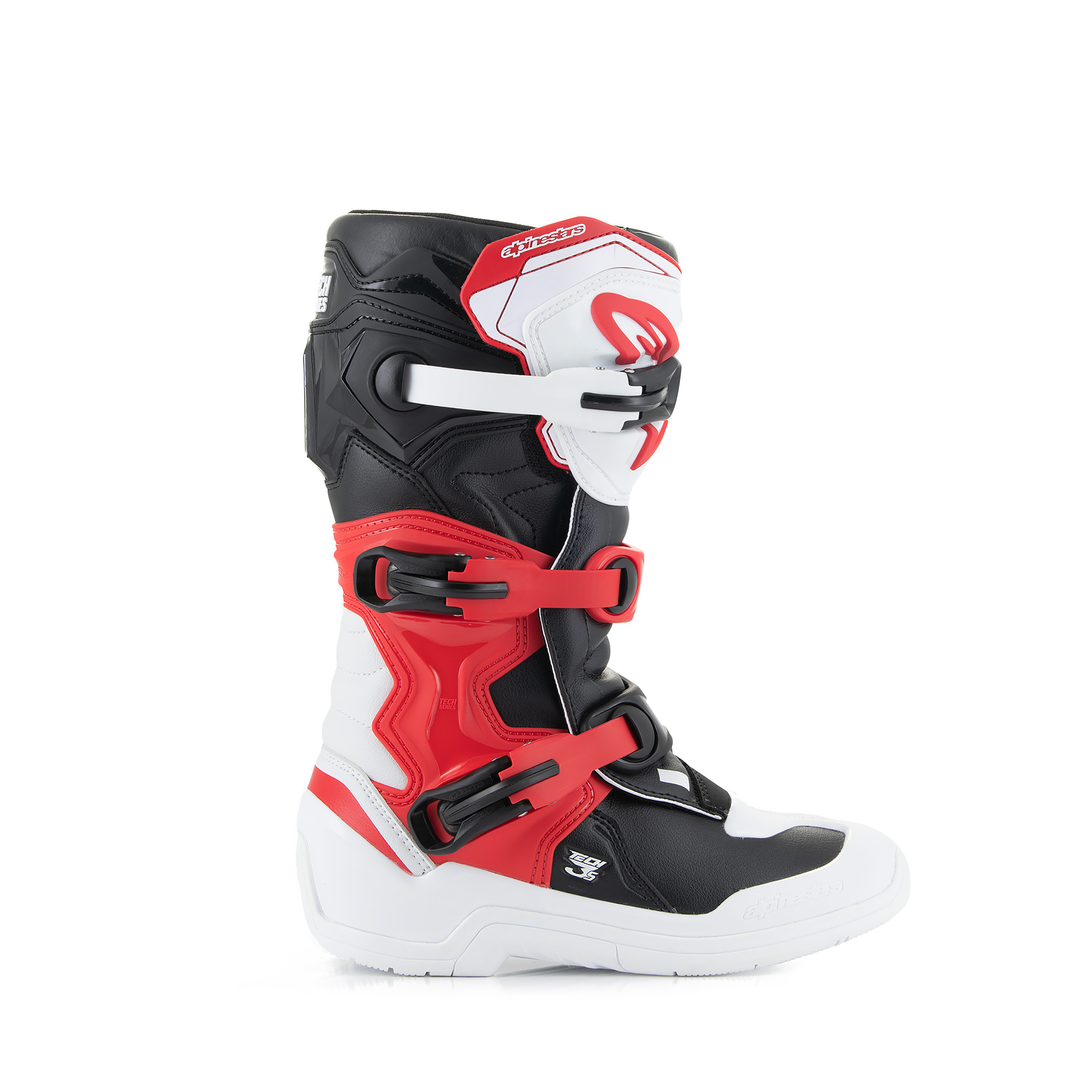 Alpinestars Stövlar Tech 3s Junior Svart/Vit/Röd