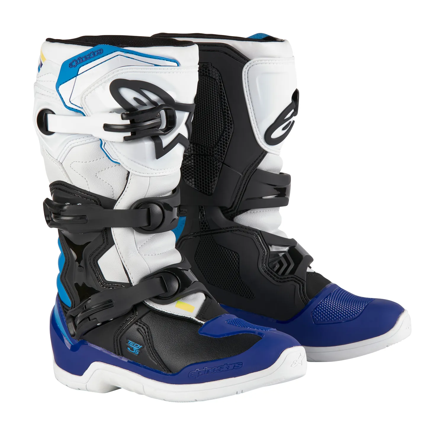 Alpinestars Stövlar Tech 3s Junior Svart/Vit/Blå