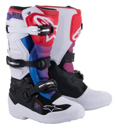 Alpinestars Boot Tech 7s junior White/Black/Rainbow