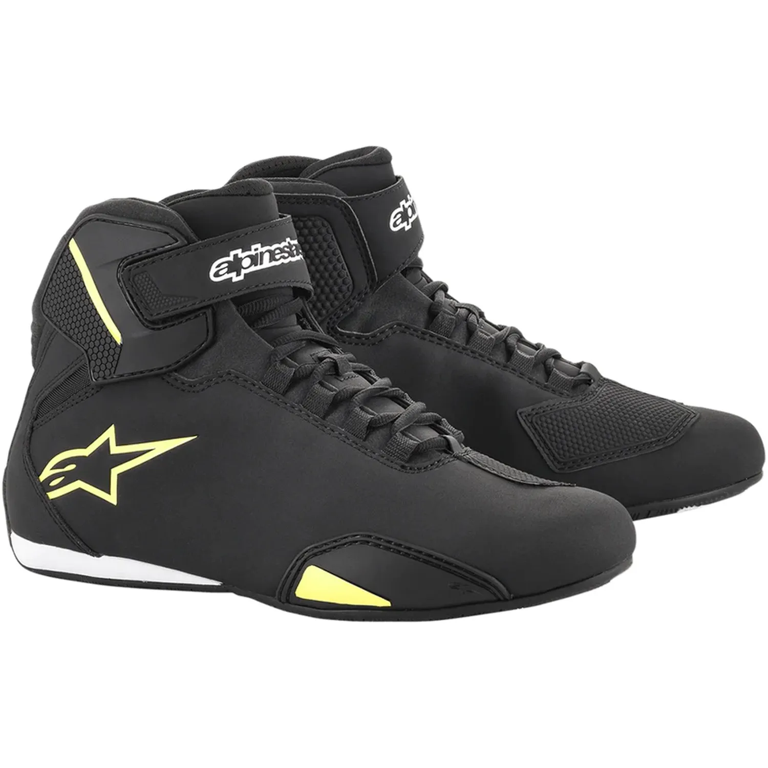 Alpinestars Sko Sektor Svart/Gul fluo