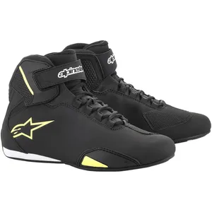 Alpinestars Sko Sektor Svart/Gul fluo