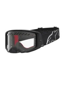 Alpinestars Goggle Supertech Dura Air Fluid Svart Silver Klar