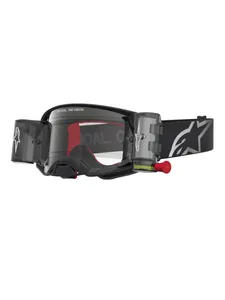 Alpinestars Goggle Supertech Firma Roll-Off Svart Silver Klar