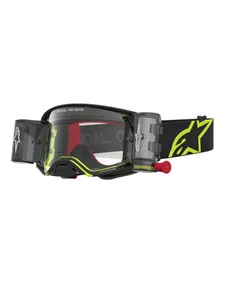 Alpinestars Goggle Supertech Firma Roll-Off Svart Gul Fluo Klar