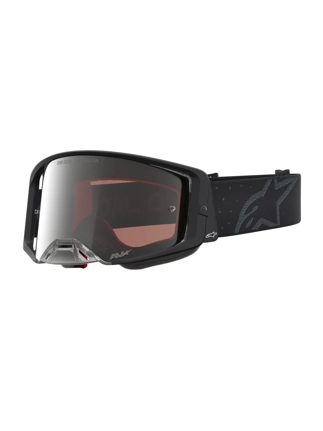 Alpinestars Goggle Supertech Cloak Svart Spegel Silver