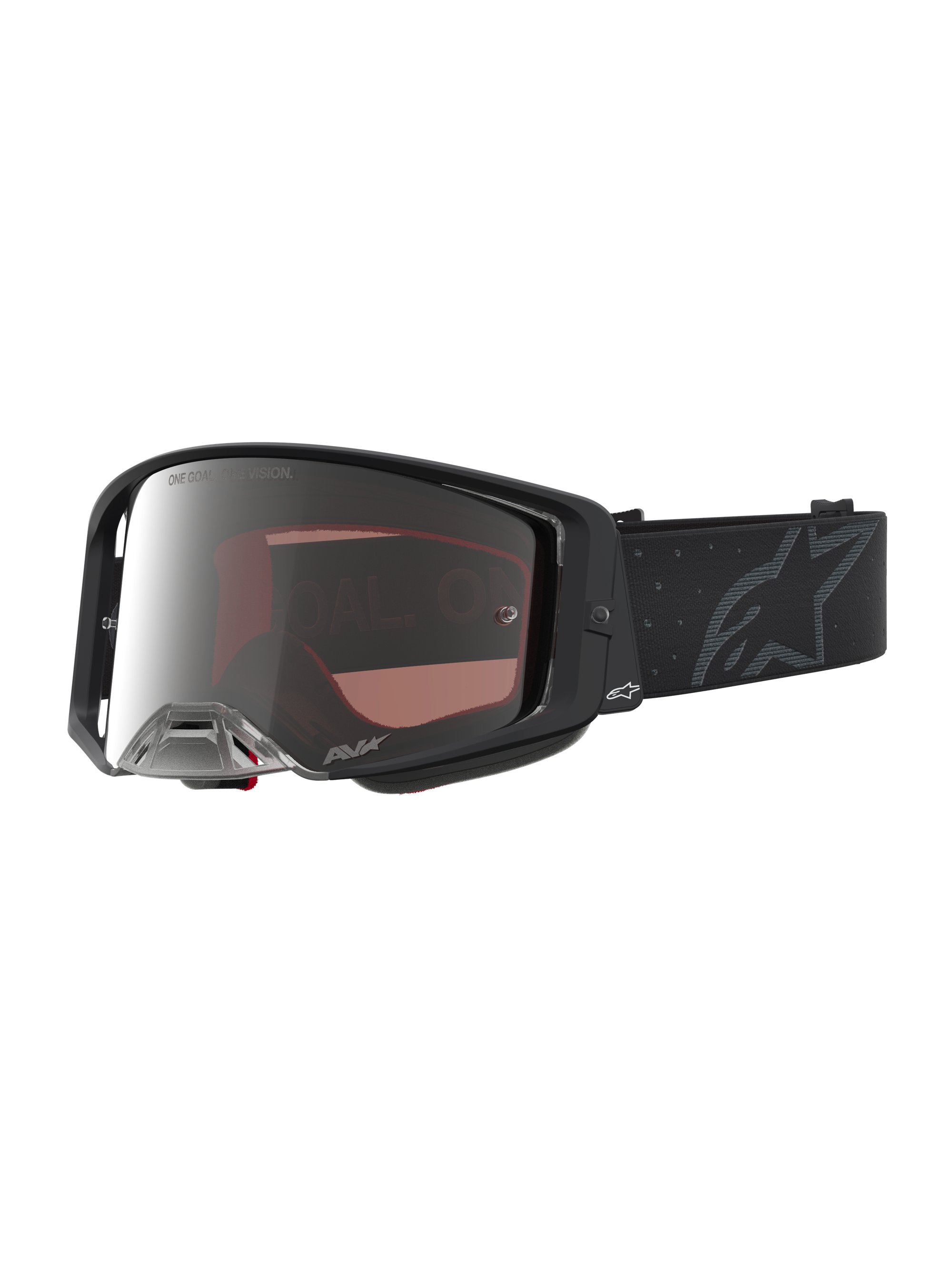 Alpinestars Goggle Supertech Cloak Svart Spegel Silver