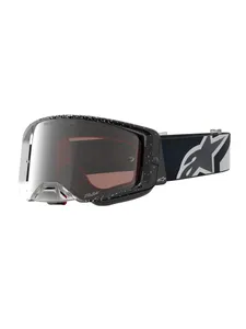 Alpinestars Goggle Supertech Hiten Vit Svart Spegel Silver