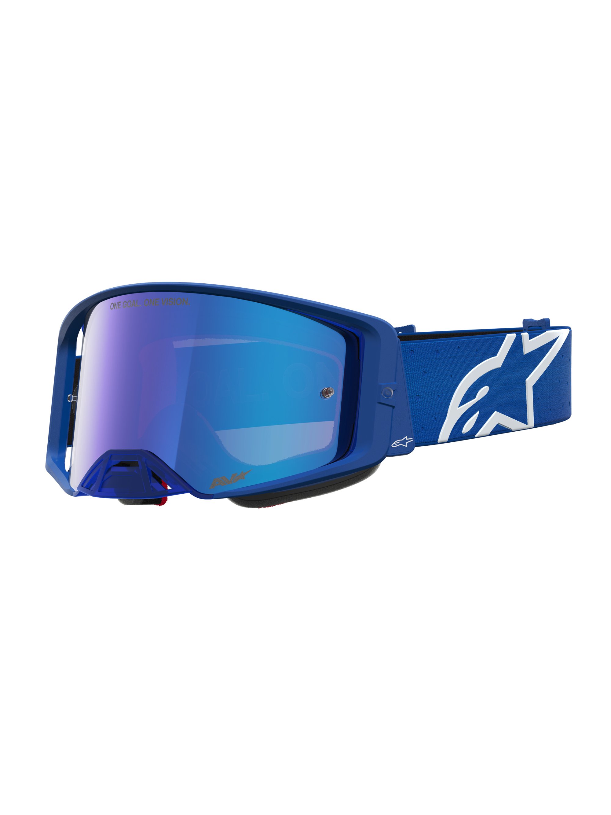 Alpinestars Goggle Supertech Vesta Blithe Blå Vit Spegel Blå