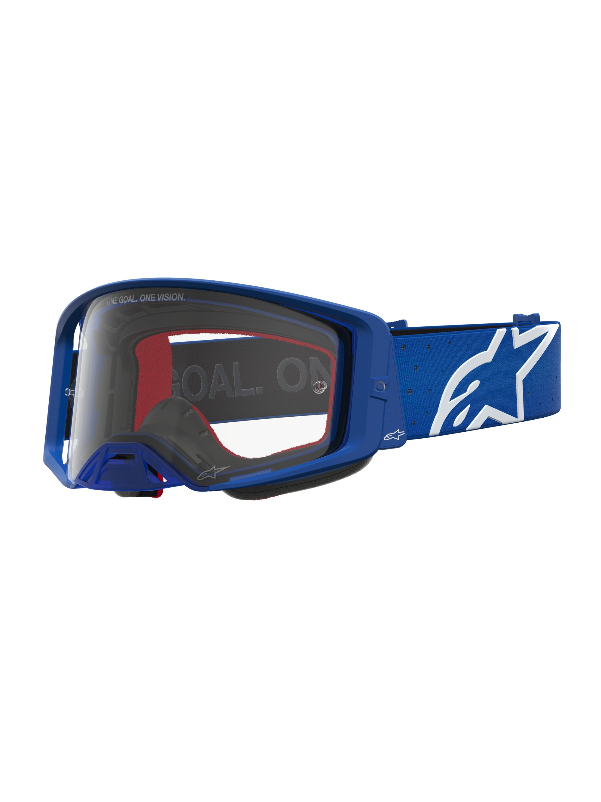 Alpinestars Goggle Supertech Vesta Blå Vit Klar