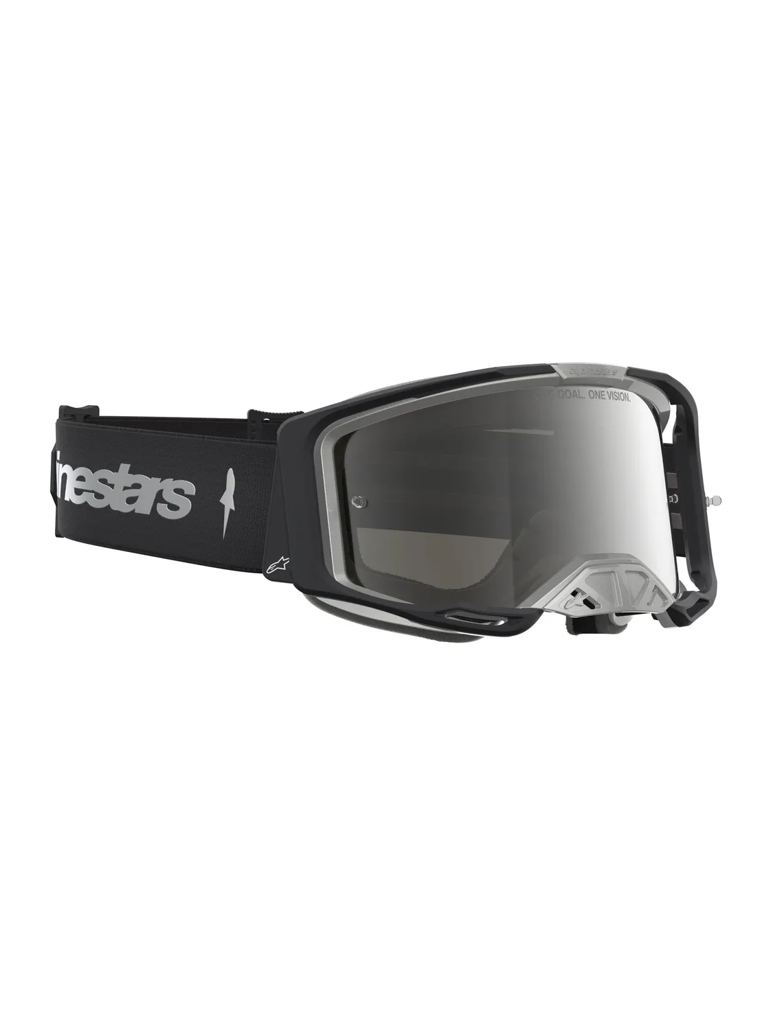 Alpinestars Goggle Vision 8 Amber Svart Silver Spegel Silver