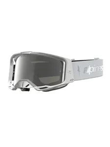 Alpinestars Goggle Vision 8 Amber Vit Silver Spegel Silver