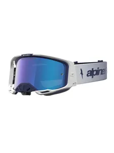 Alpinestars Goggle Vision 8 Amber Blå Vit Spegel Blå