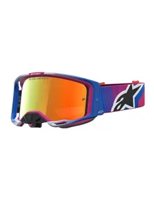 Alpinestars Goggle Vision 8 Maven Fire Röd Svart Spegel Röd