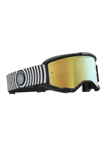 Alpinestars Goggle Vision 5 Hone Svart Vit Spegel Guld