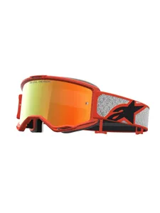 Alpinestars Goggle Vision 5 Rora Silver Orange Spegel Röd