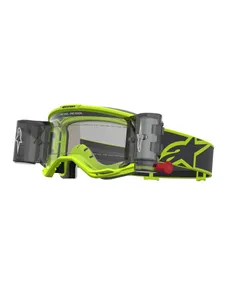 Alpinestars Goggle Vision 5 Rora Roll-Off Gul Fluo Svart Klar