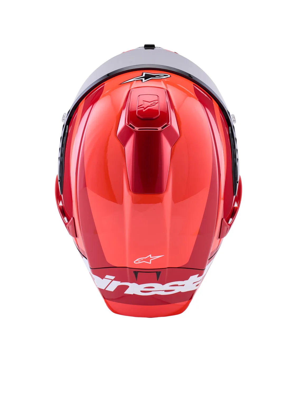 Alpinestars Hjälm Supertech S-R10 Arius Svart/Vit/Duo Röd