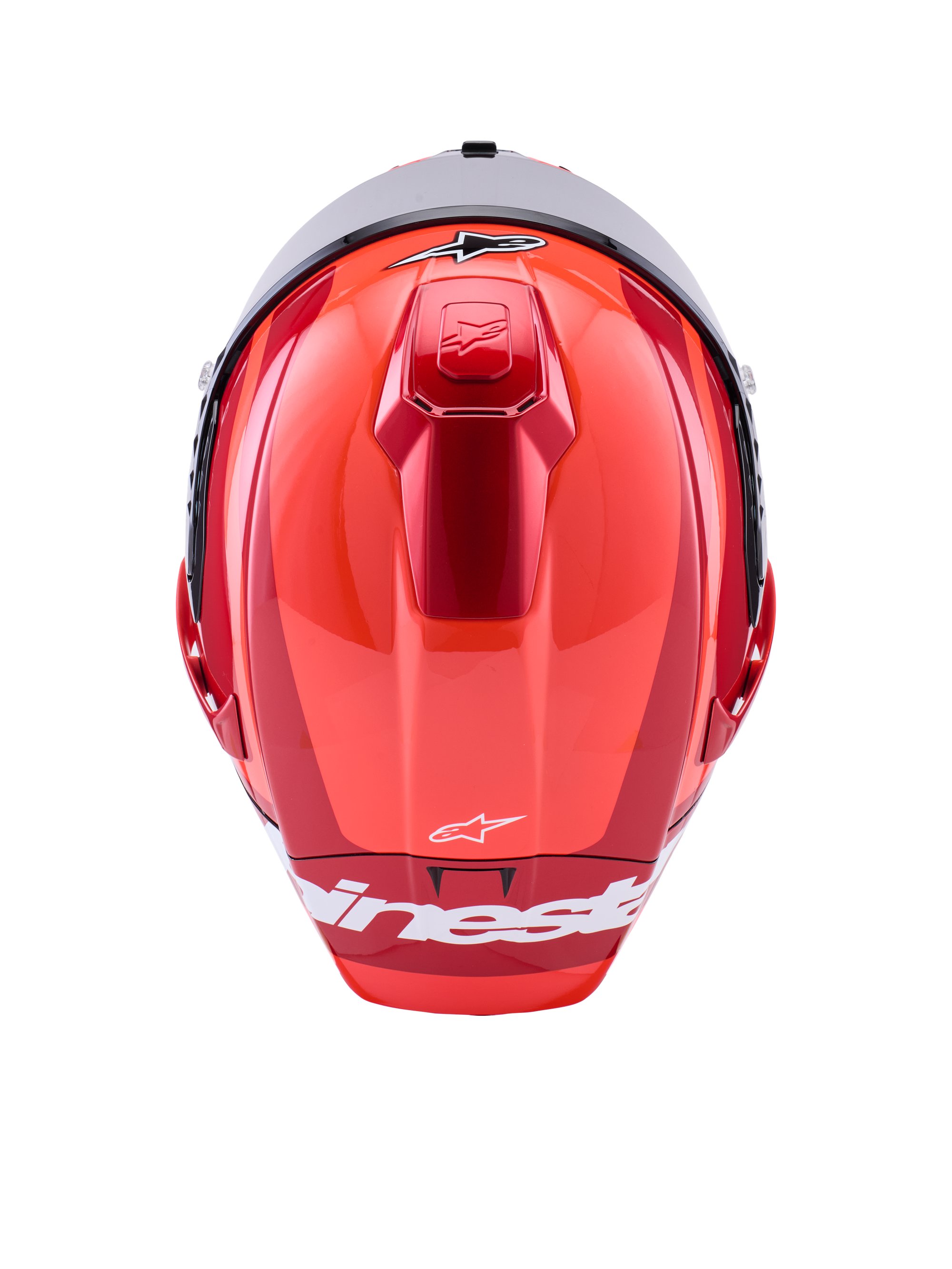 Alpinestars Hjälm Supertech S-R10 Arius Svart/Vit/Duo Röd