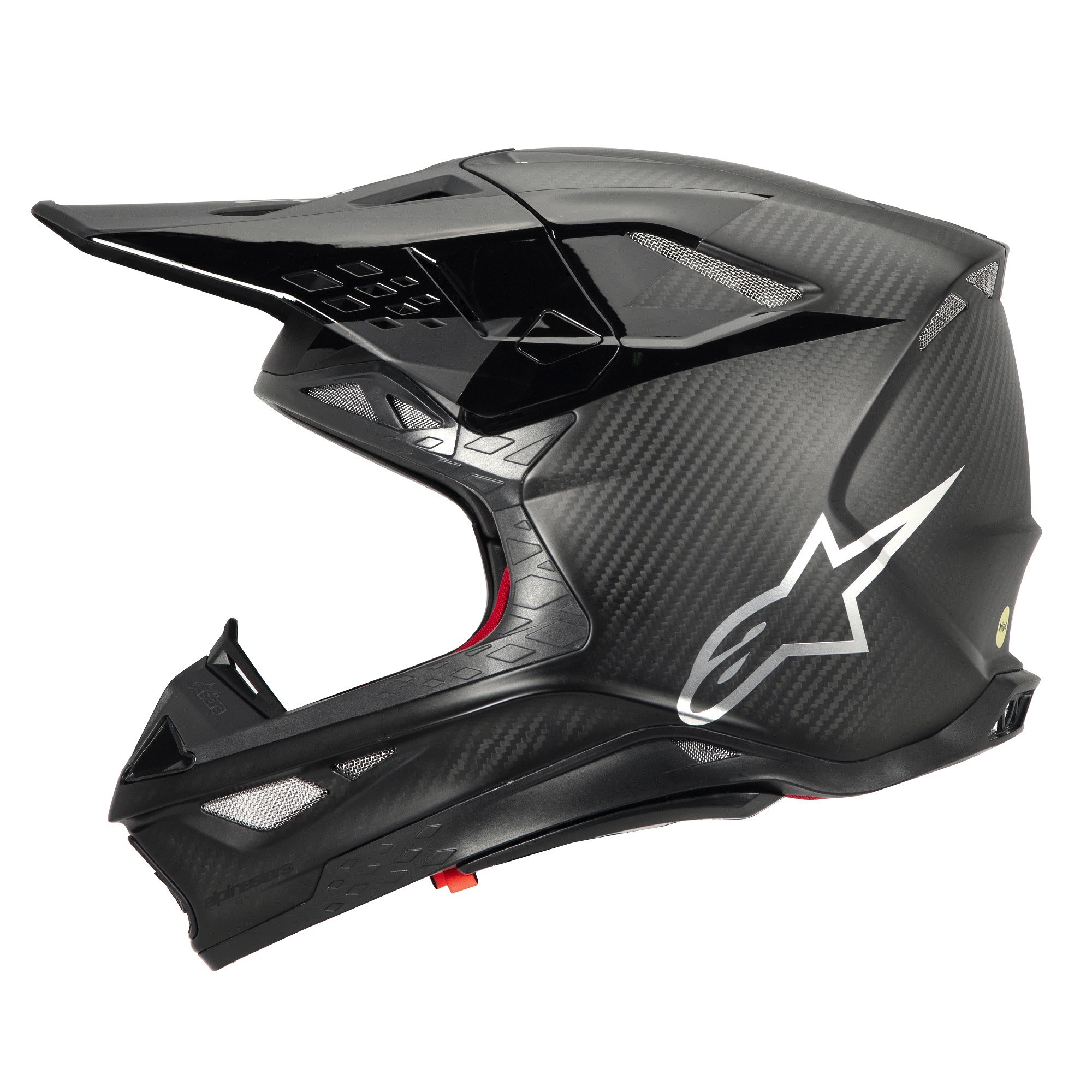 Alpinestars Hjälm S-M10 2206 Fame Svart Carbon