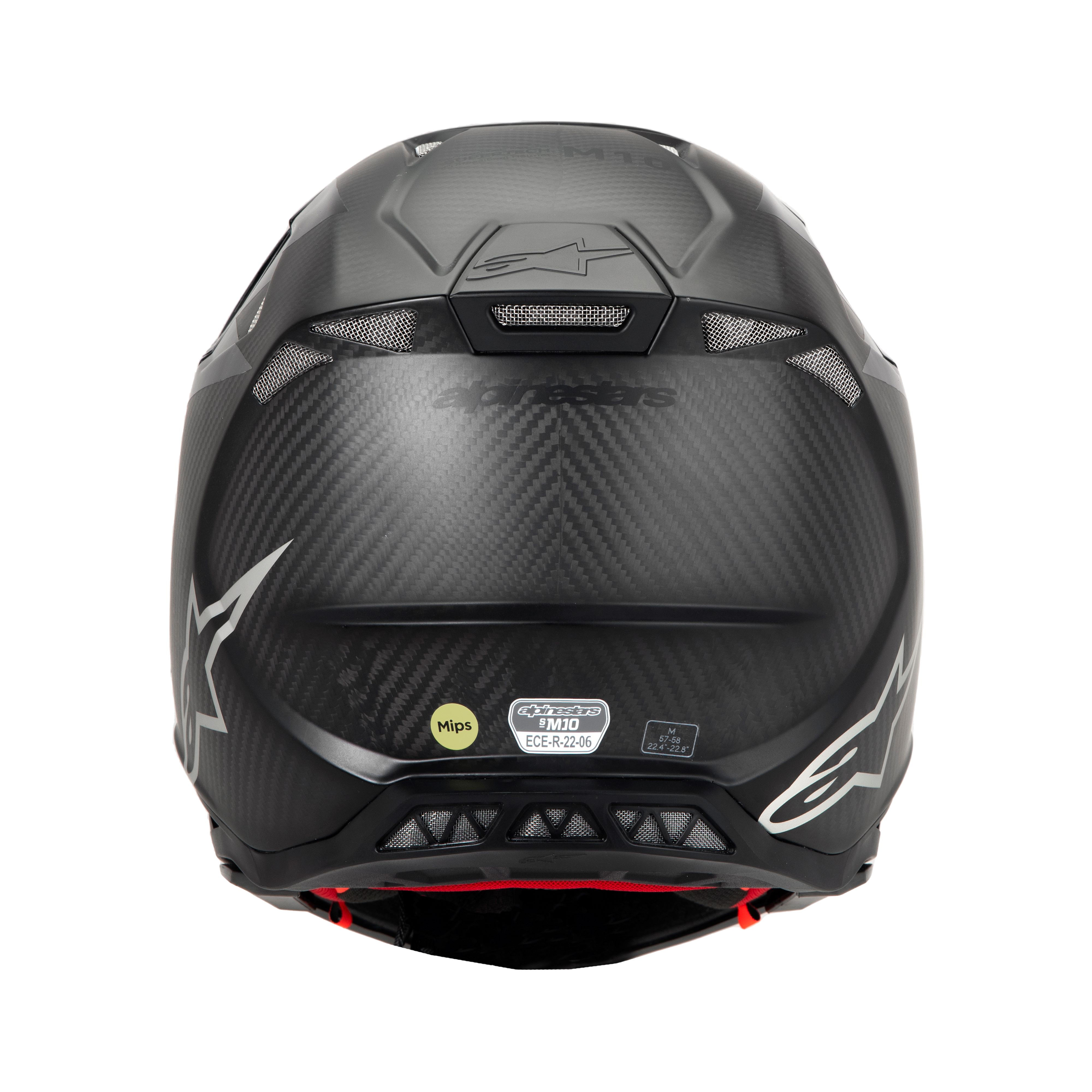 Alpinestars Hjälm S-M10 2206 Fame Svart Carbon