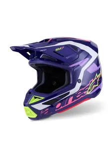 Alpinestars Hjälm S-M7 Deed Lila/Rosa