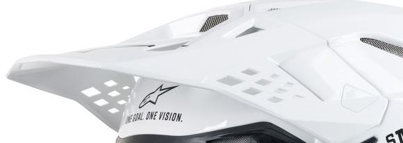 Alpinestars Skärm S-M10/S-M8 - SOLID Vit