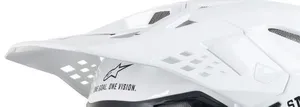 Alpinestars Skärm S-M10/S-M8 - SOLID Vit