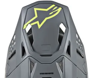 Alpinestars Skärm S-M8 - RADIUM Grå/gul fluo