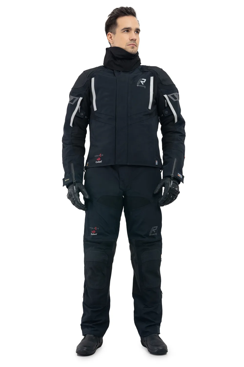 RUKKA SHIELD-R Jacka Svart/Silver