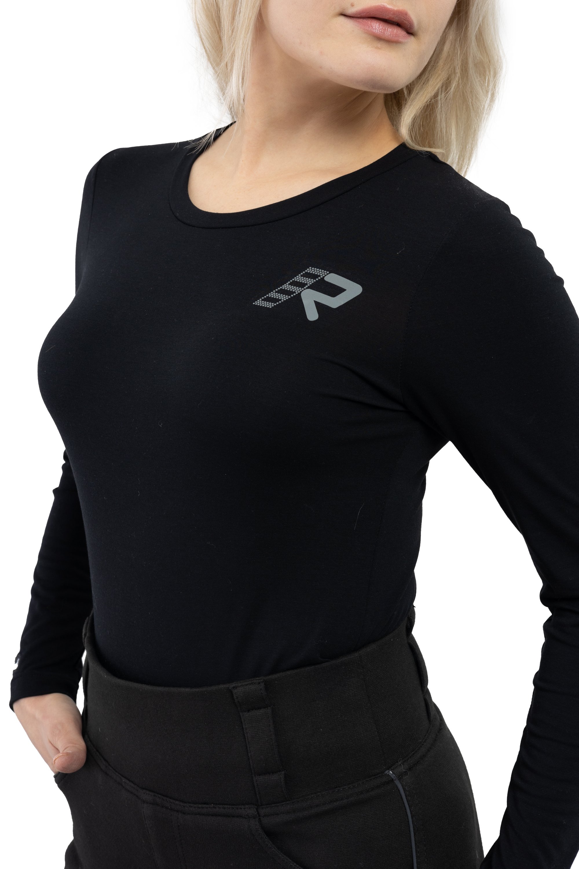 RUKKA OUTLAST LS LADY T-SH Svart