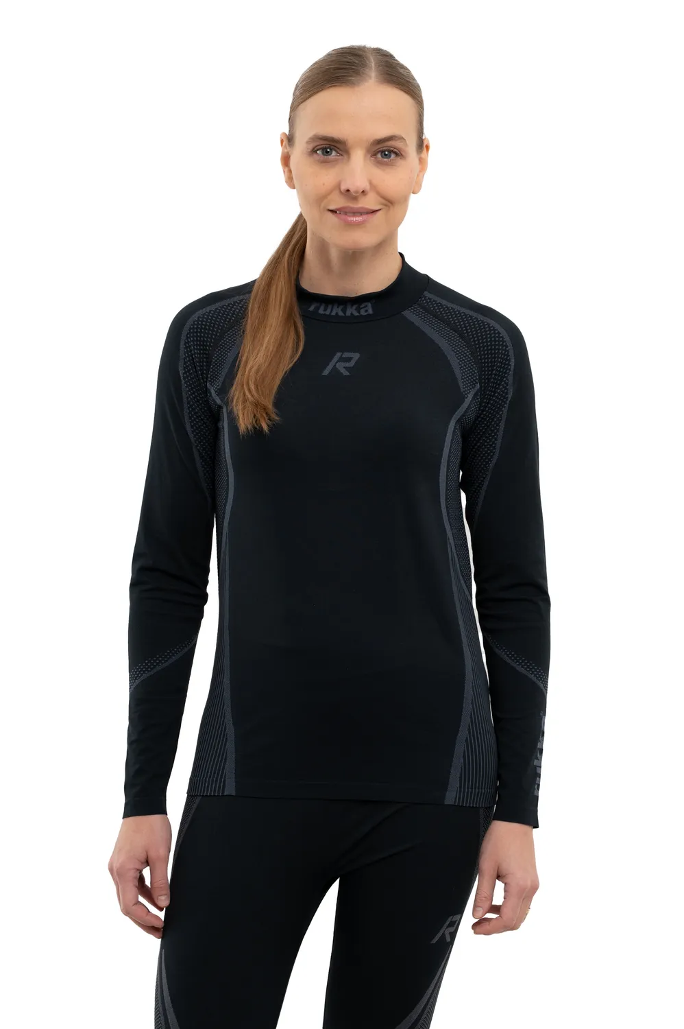 RUKKA XENO-R LADY SHIRT Svart