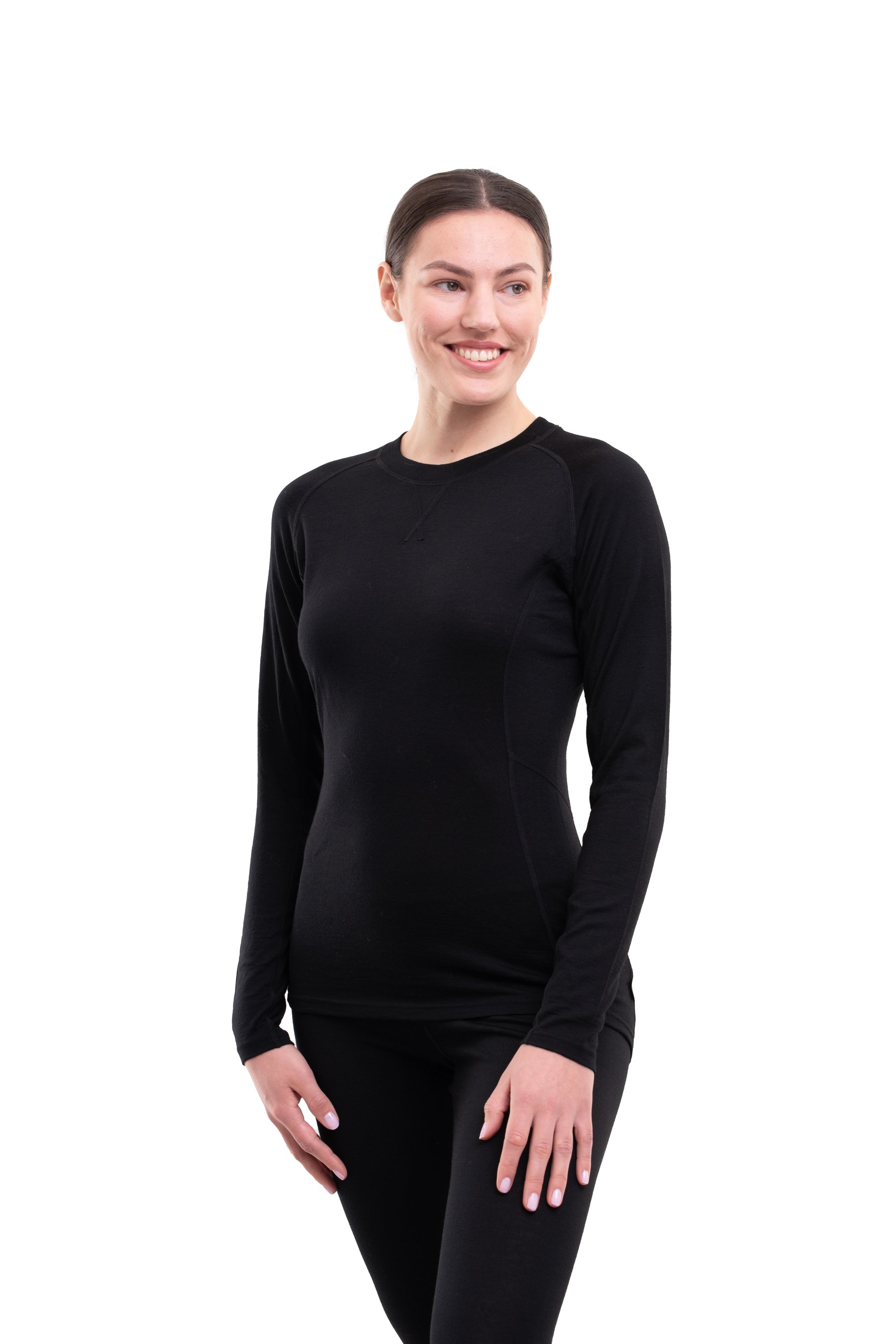 RUKKA WOOL-R LADY SHIRT Svart