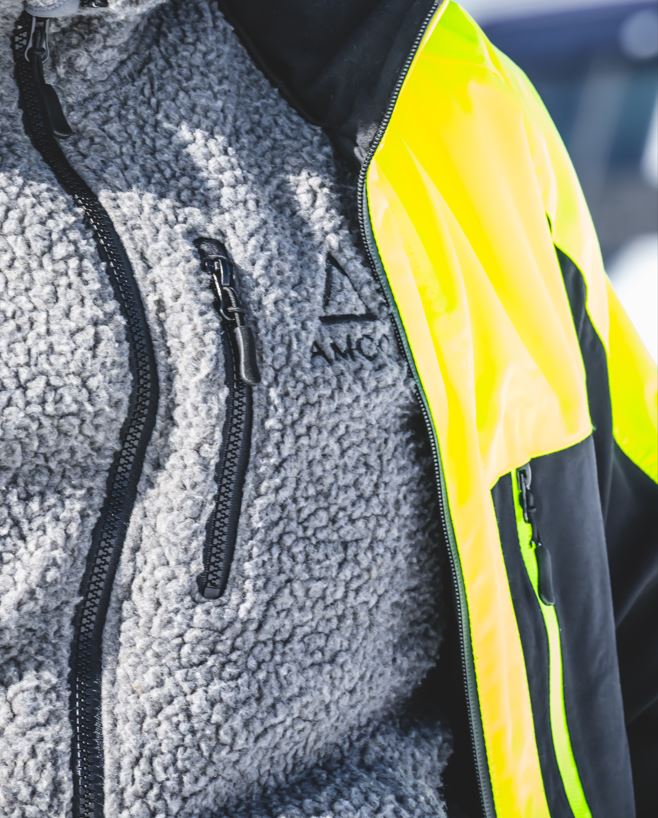AMOQ Polar Fleece Väst Grå 