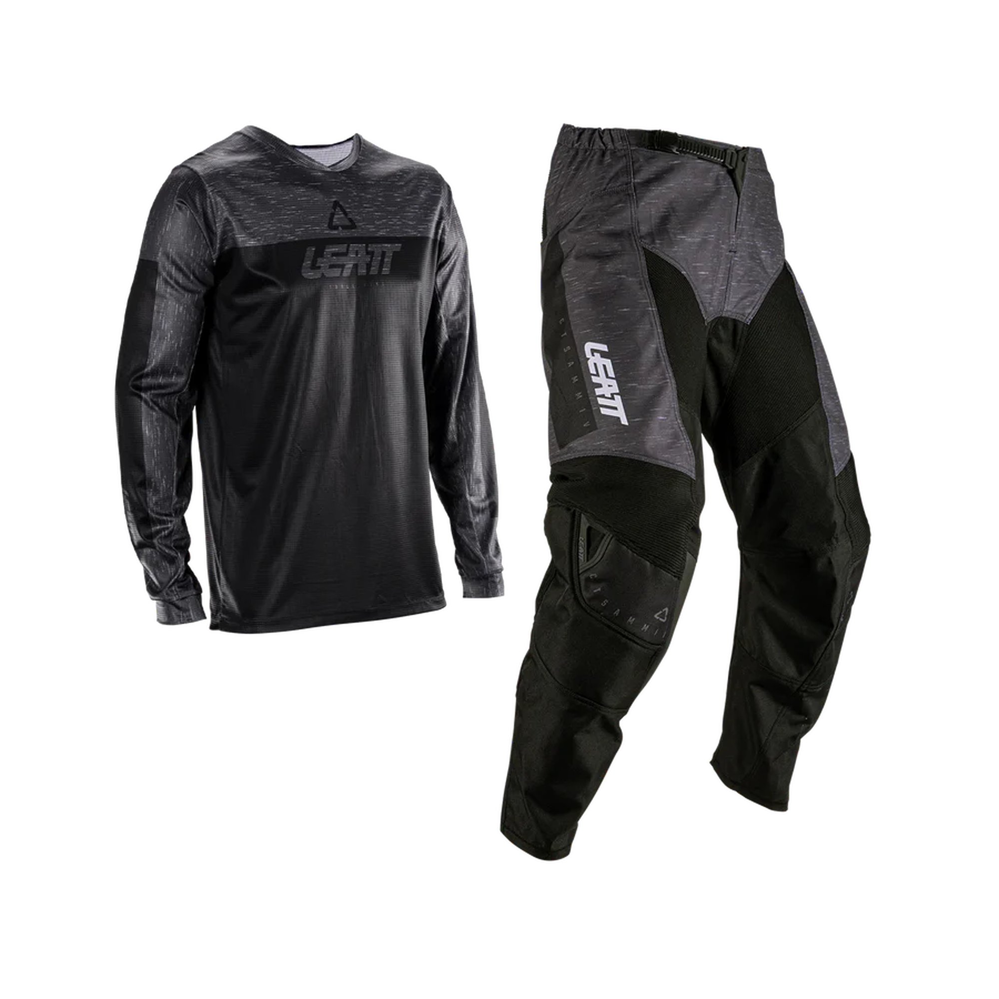 Leatt Ride Kit Moto 3.5 Stealth Black/Grey V26